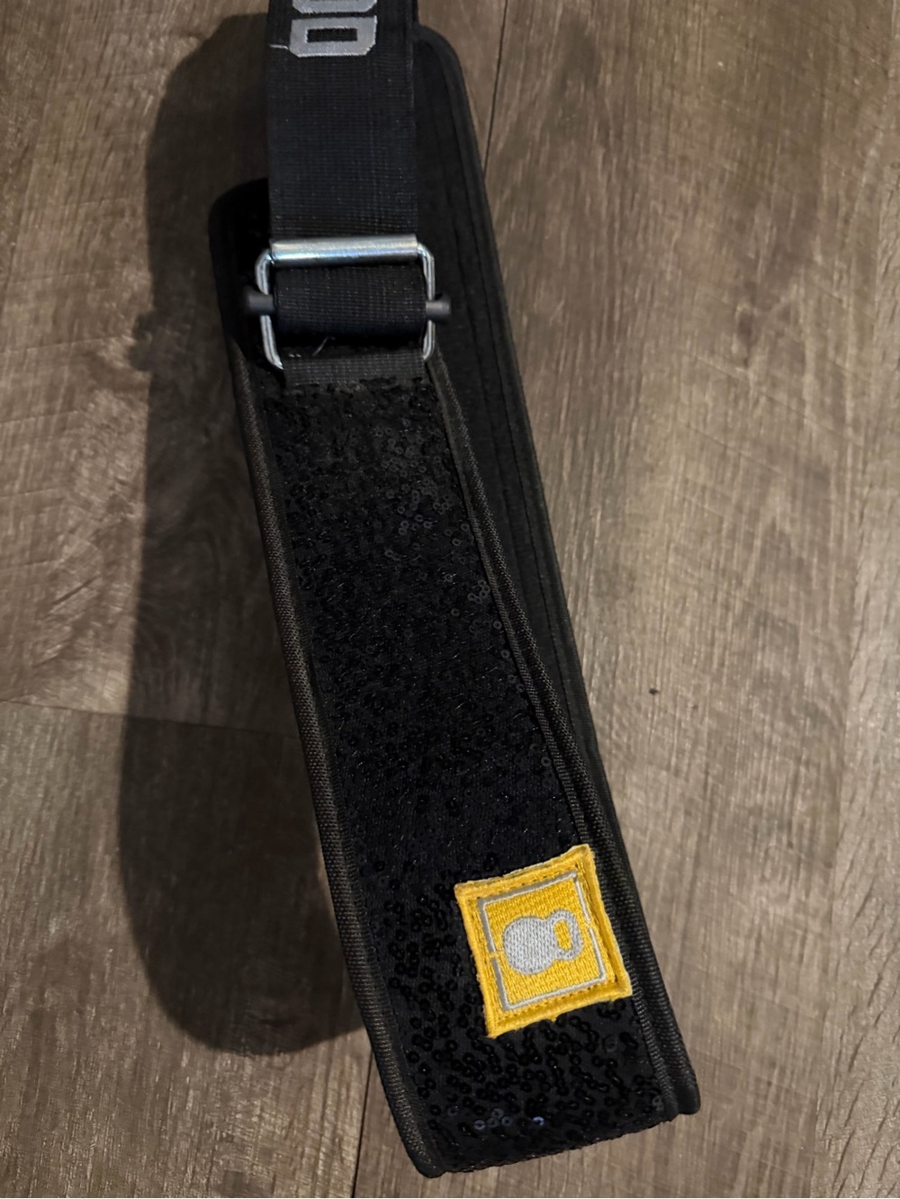 2POOD Black Sequin 3” Lifting Belt - Medium